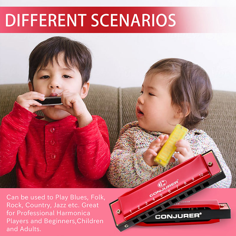 How To Play 10 Hloes Harmonica for Beginner